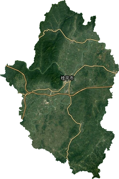 桂平市卫星图