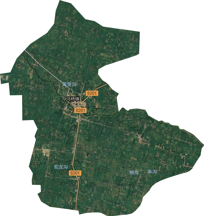 马桥镇卫星图