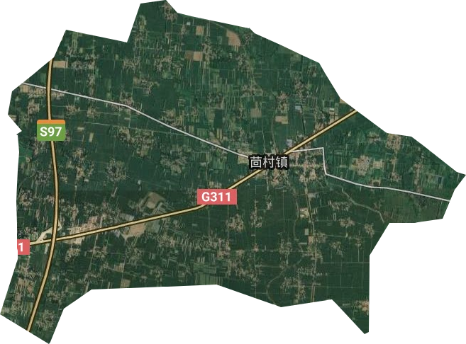 茴村镇卫星图