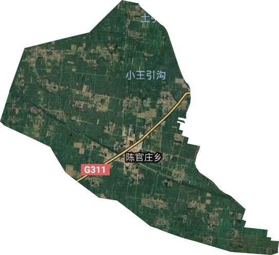 陈官庄乡卫星图