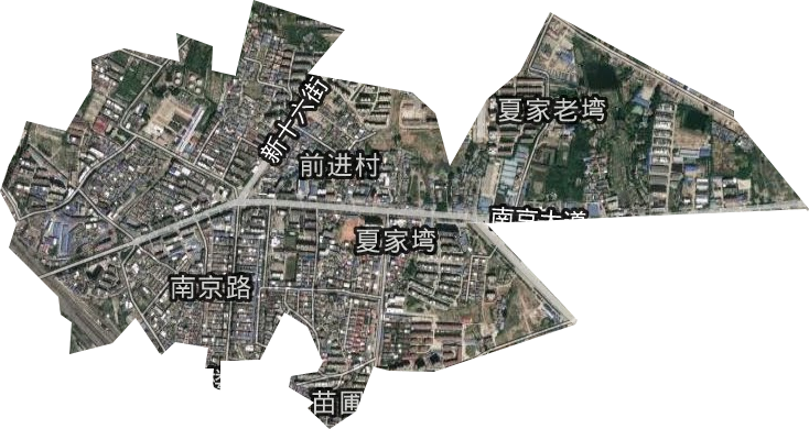 南京路办事处卫星图