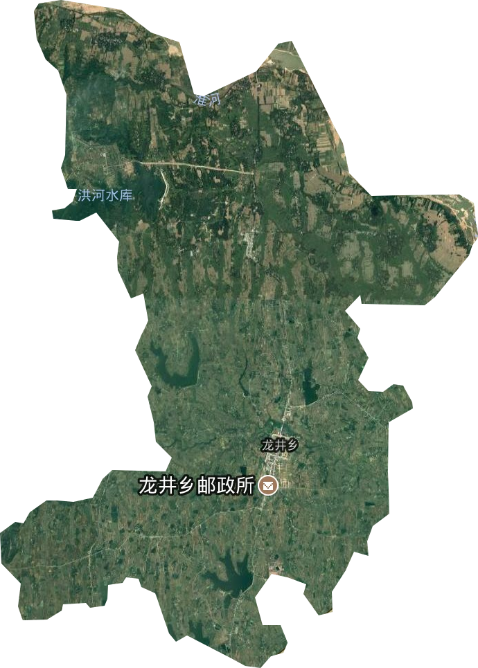 龙井乡卫星图
