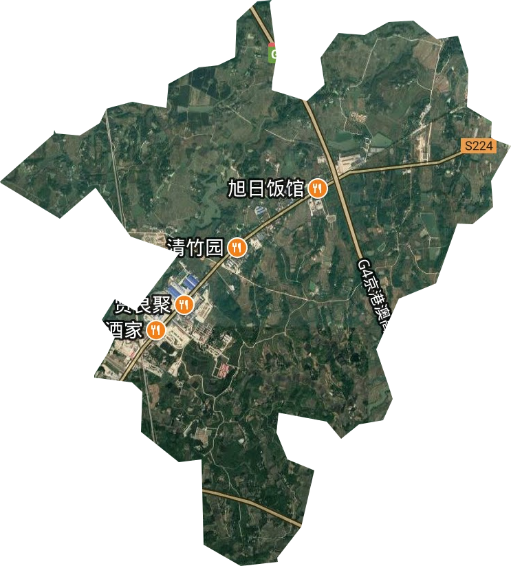 农村改革发展综合试验核心区卫星图