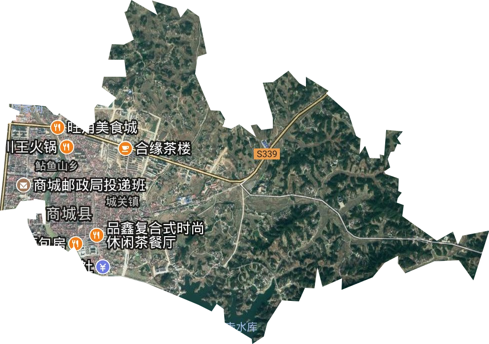 赤城街道卫星图