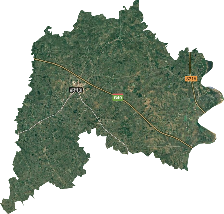 鄢岗镇卫星图