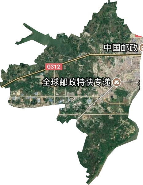 春申街道卫星图