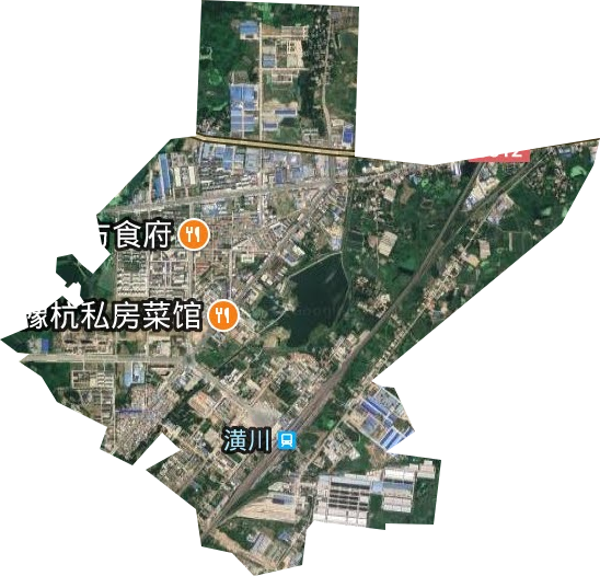河南省潢川经济技术开发区卫星图