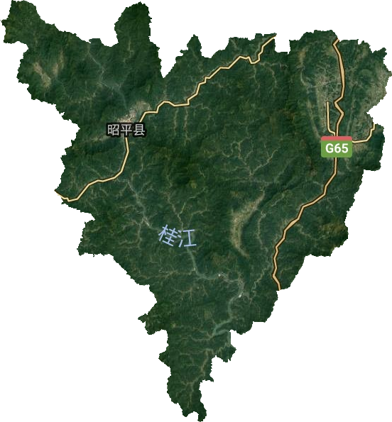 昭平县卫星图