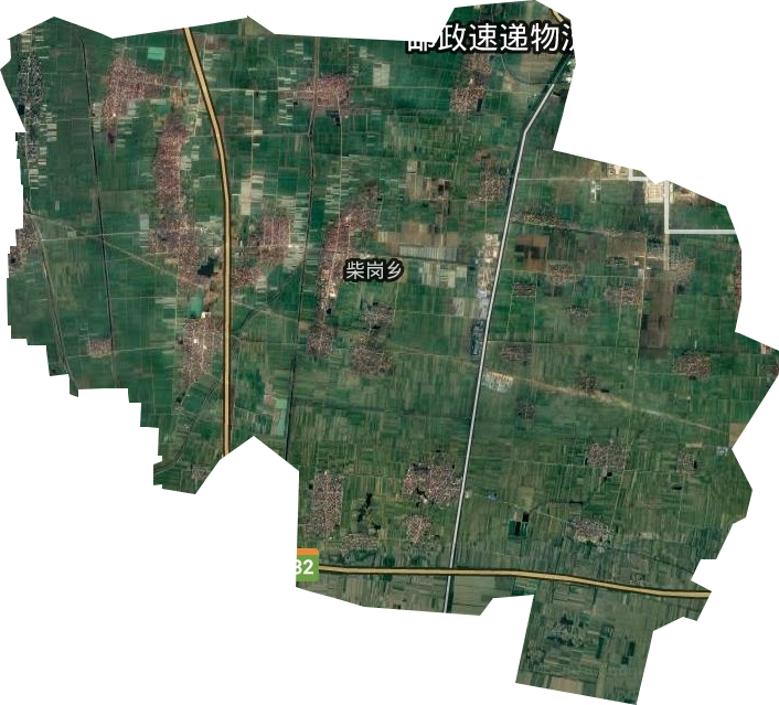 柴岗乡卫星图