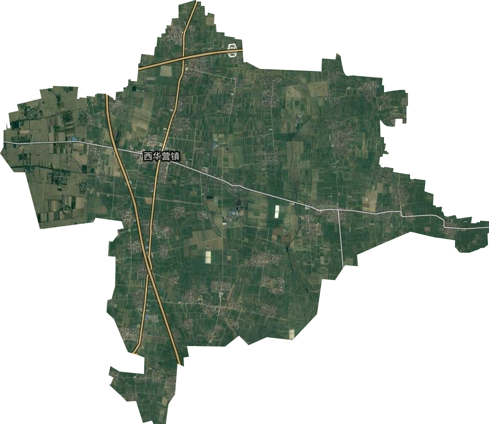 西华营镇卫星图