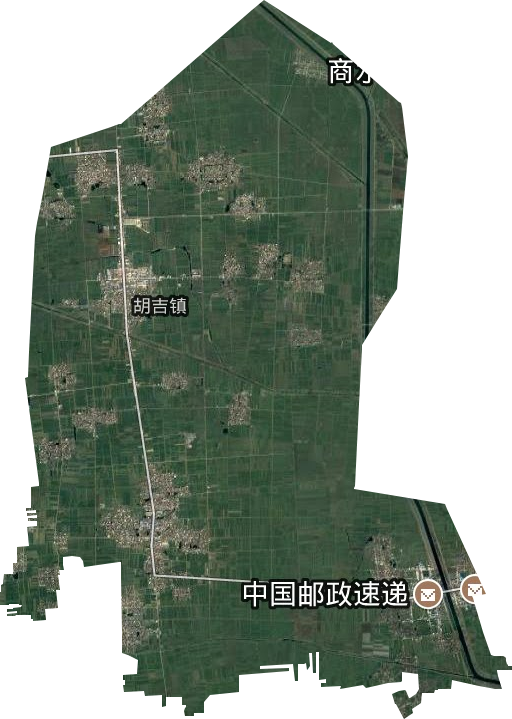 胡吉镇卫星图