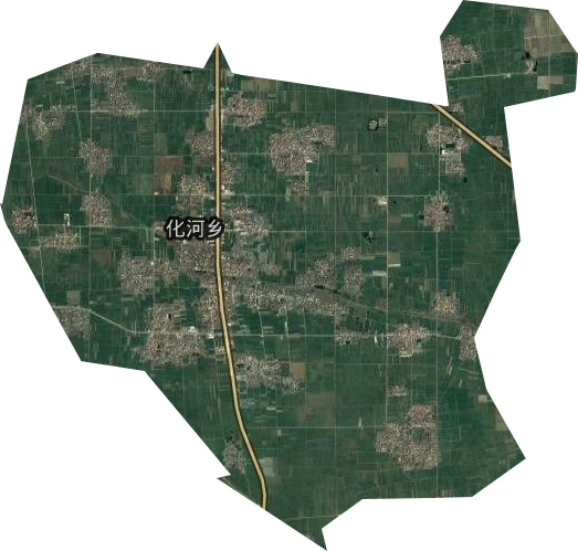 化河乡卫星图