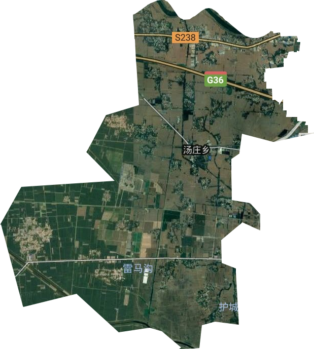 汤庄乡卫星图