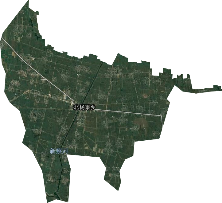 北杨集乡卫星图