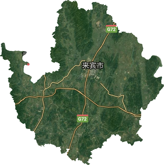 兴宾区卫星图