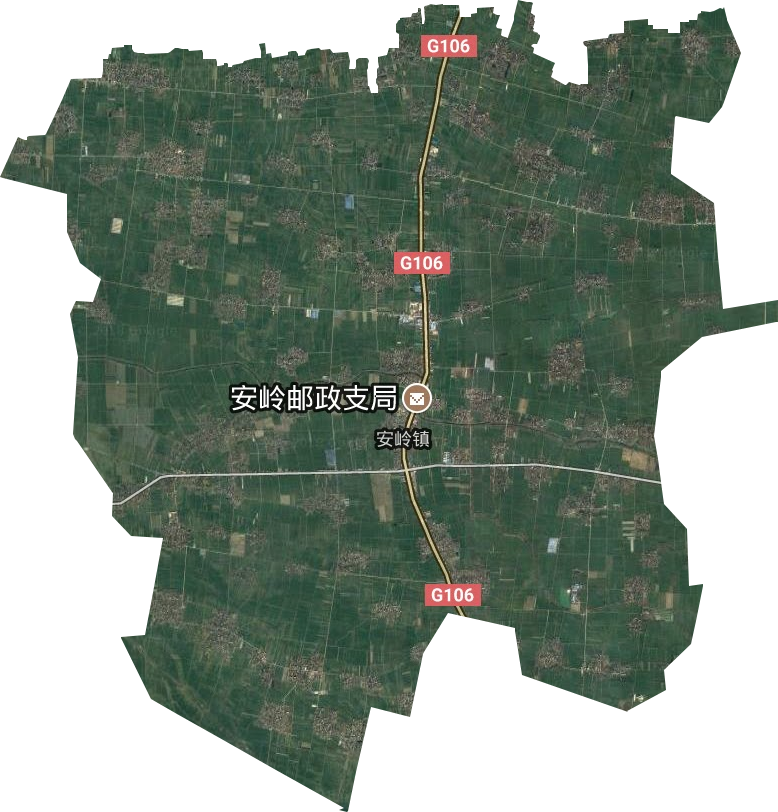 安岭镇卫星图