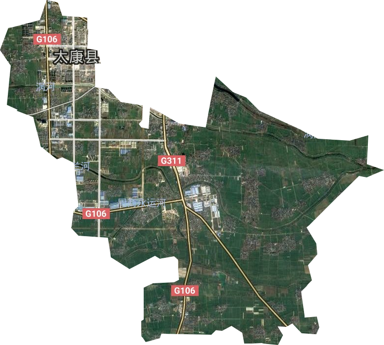 毛庄镇卫星图