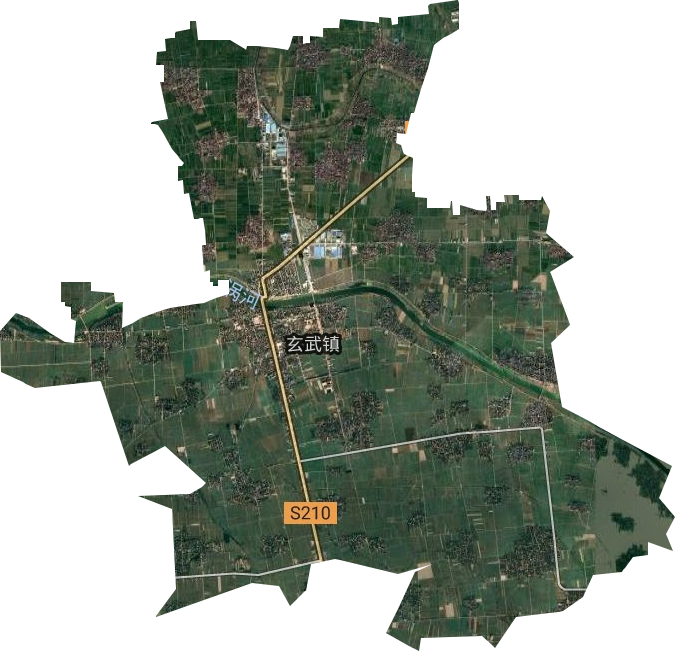 玄武镇卫星图