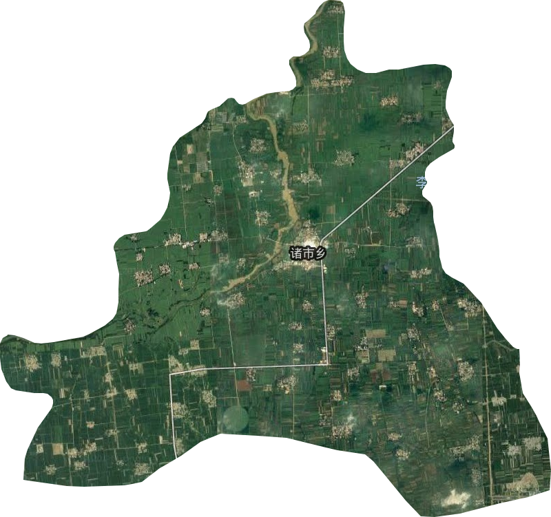 诸市镇卫星图