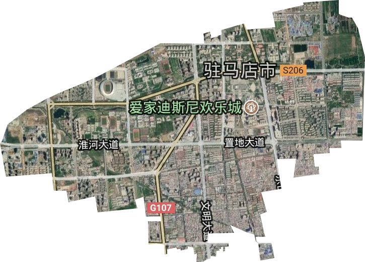 金河街道卫星图