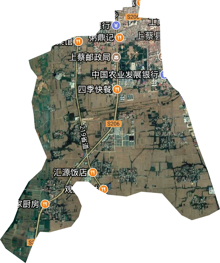 重阳街道卫星图