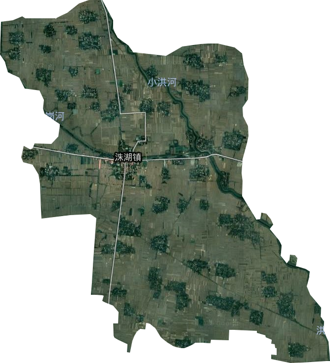 洙湖镇卫星图