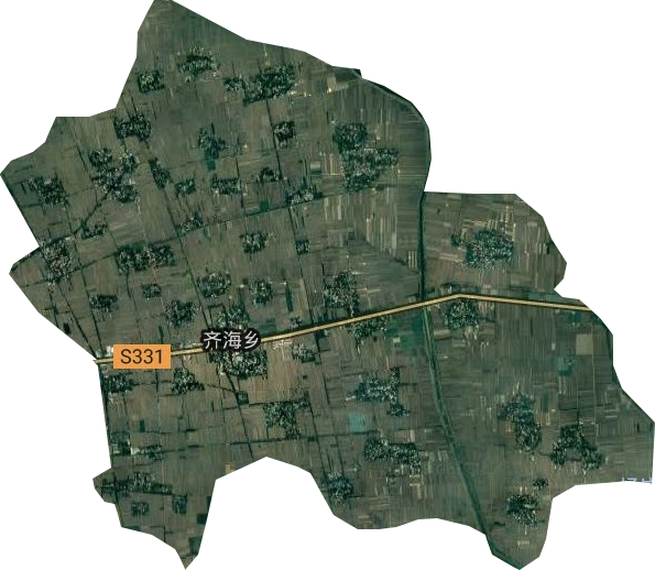 齐海乡卫星图