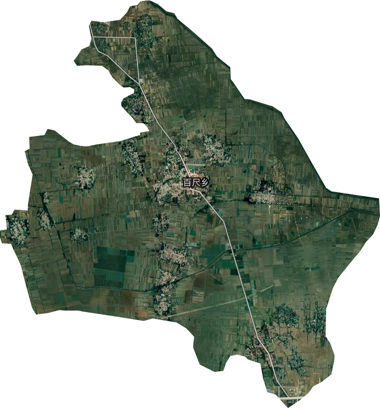 百尺乡卫星图