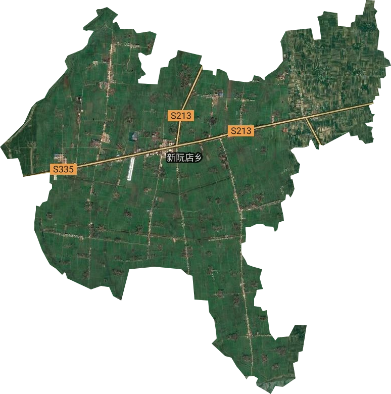 新阮店乡卫星图
