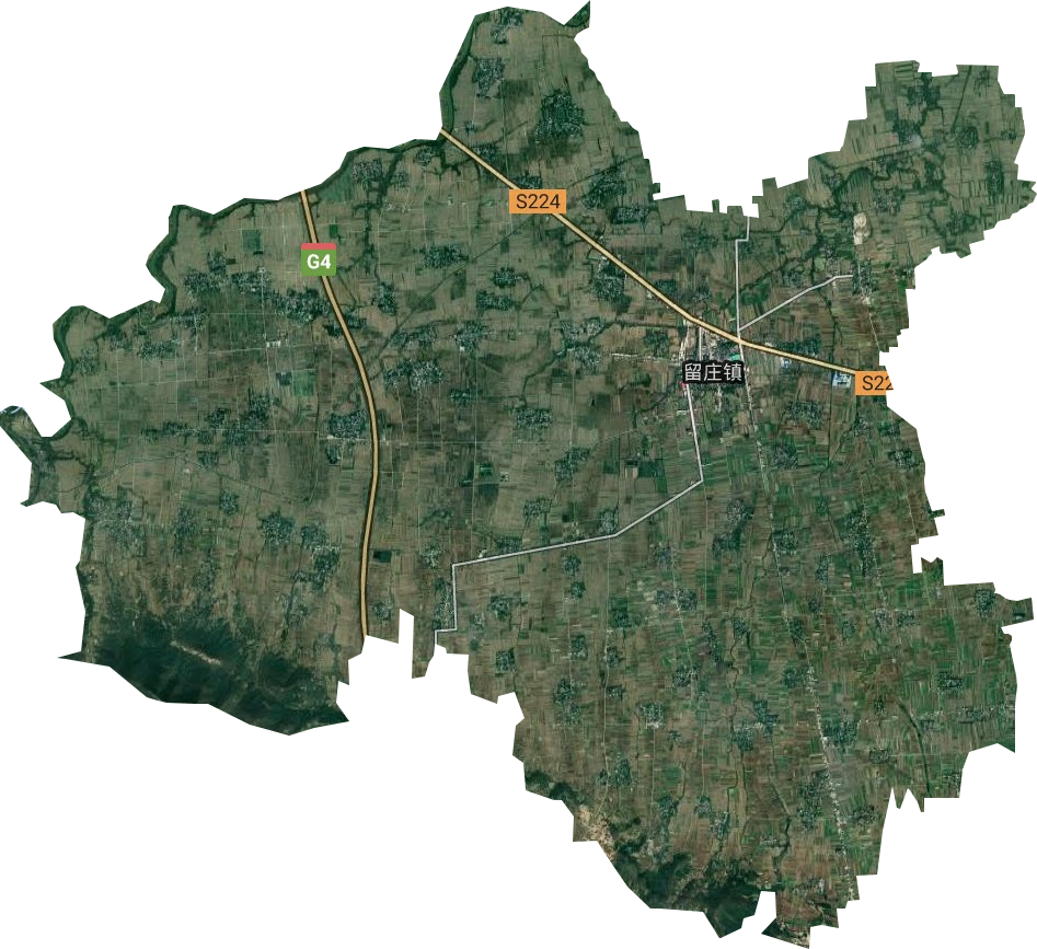留庄镇卫星图