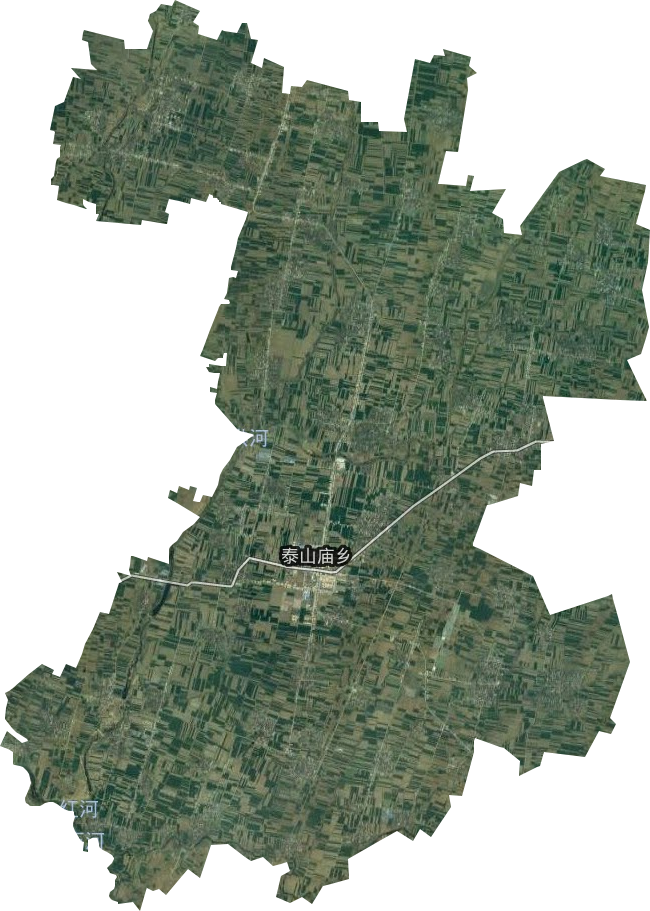泰山庙镇卫星图