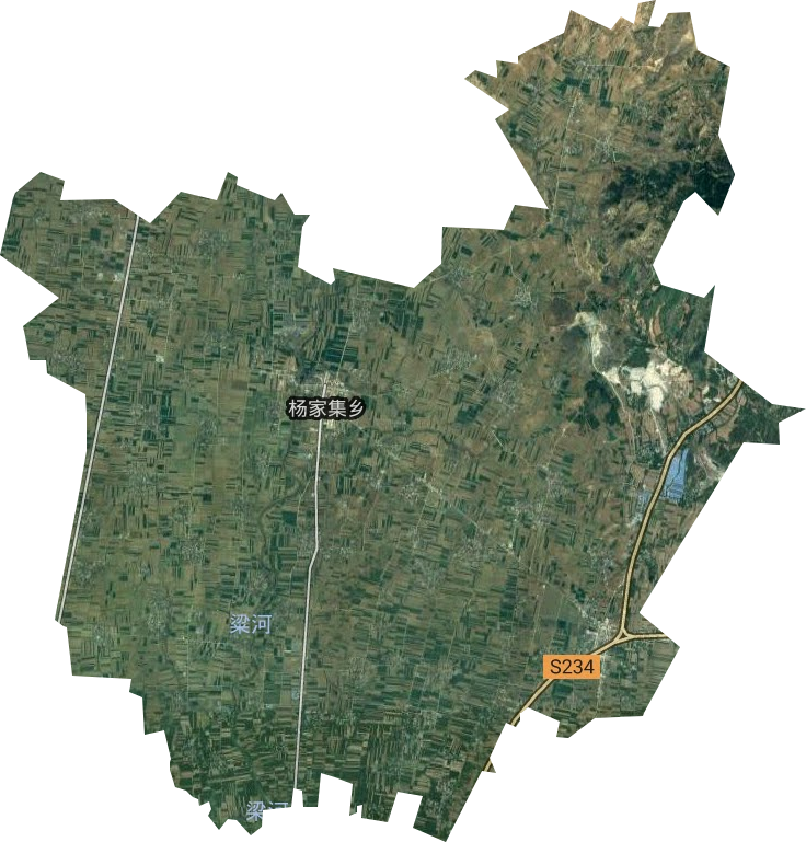 杨家集乡卫星图