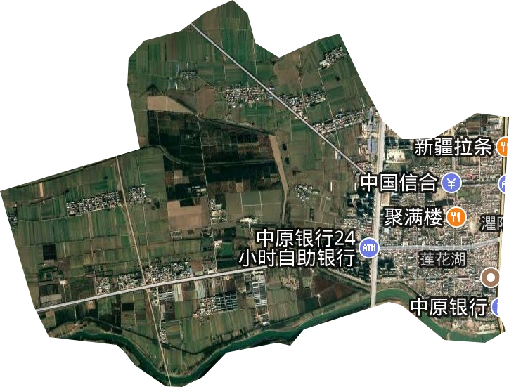 莲花湖街道卫星图