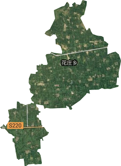花庄镇卫星图