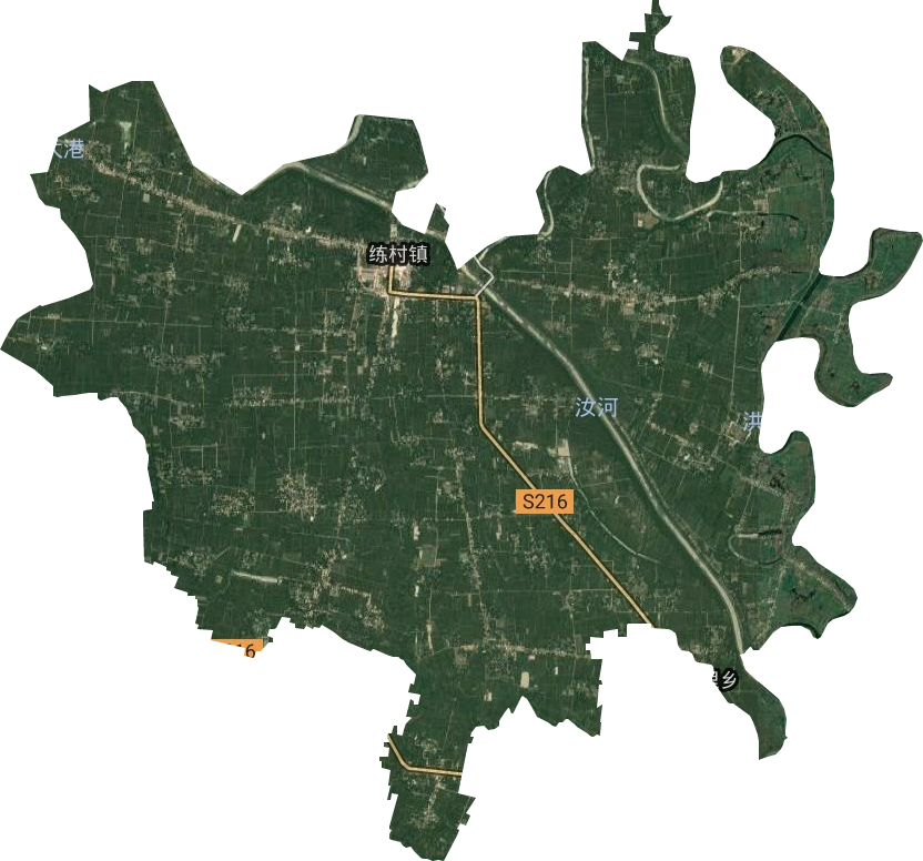 练村镇卫星图