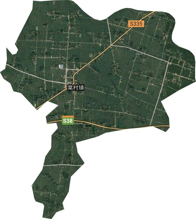 棠村镇卫星图