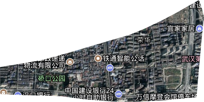 荣华街道卫星图