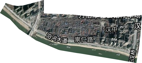 汉中街道卫星图