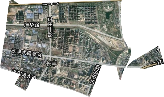 长丰街道卫星图