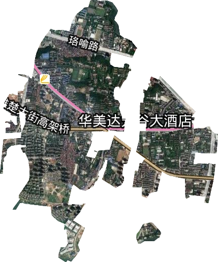 卓刀泉街道卫星图