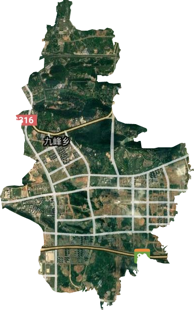 九峰街道卫星图
