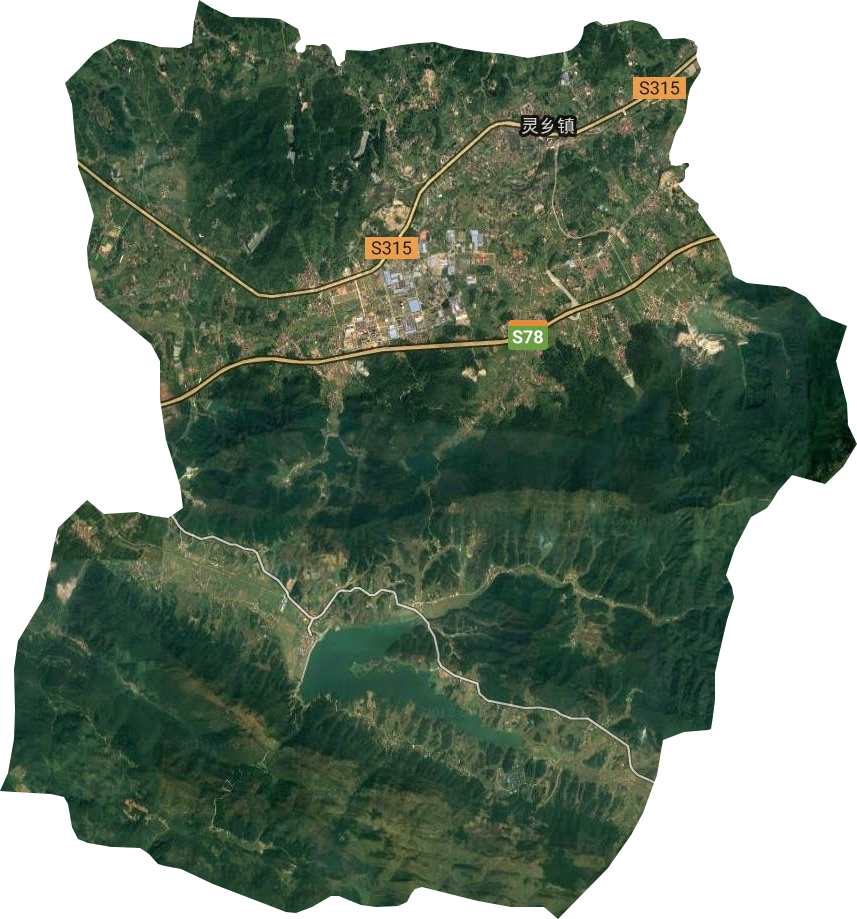 灵乡镇卫星图