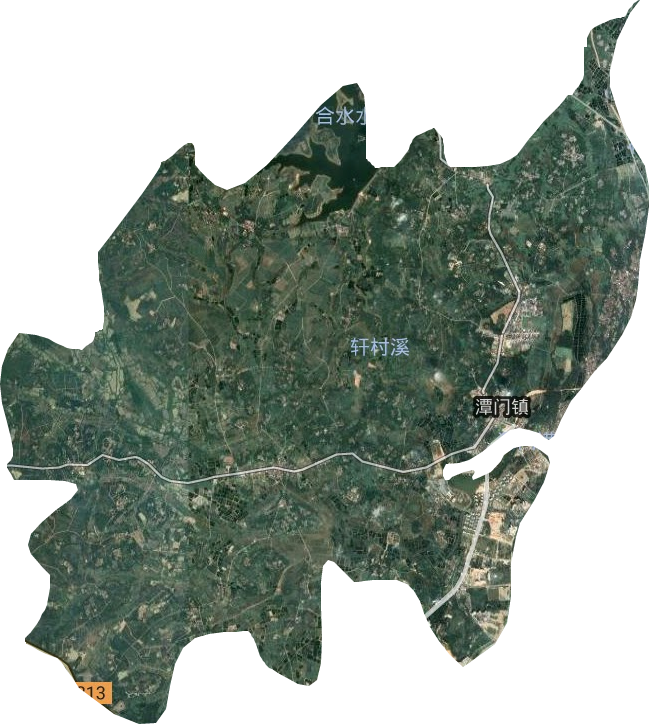 潭门镇卫星图