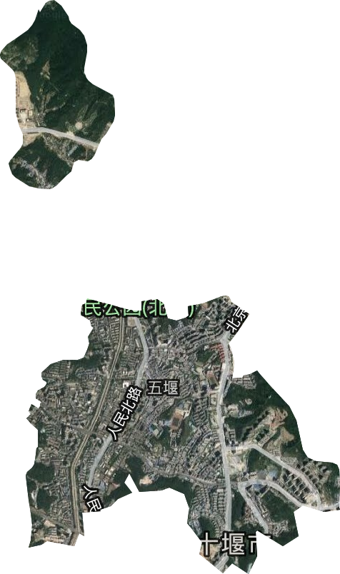 五堰街道卫星图