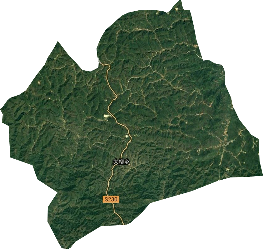 大柳乡卫星图