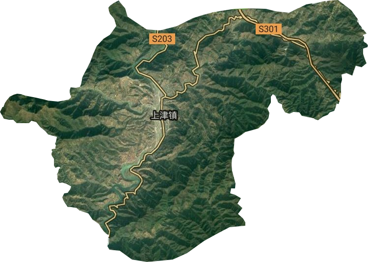 上津镇卫星图