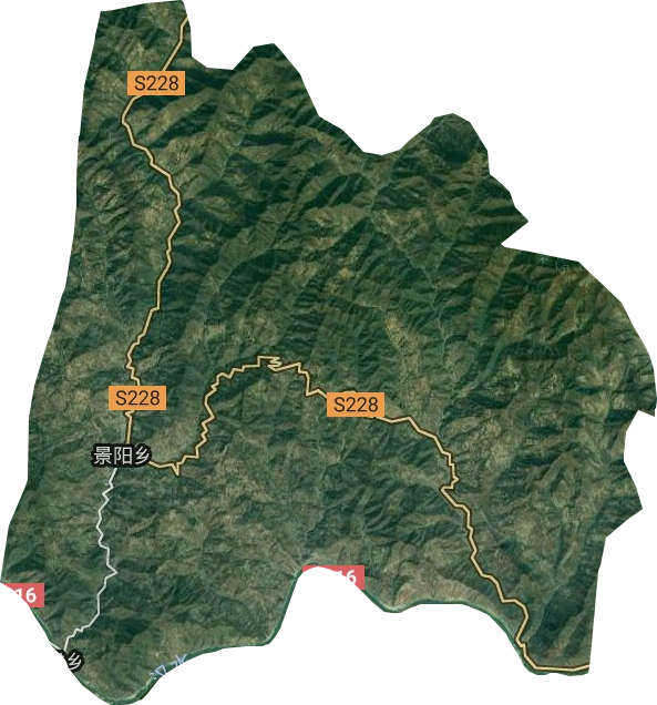 景阳乡卫星图