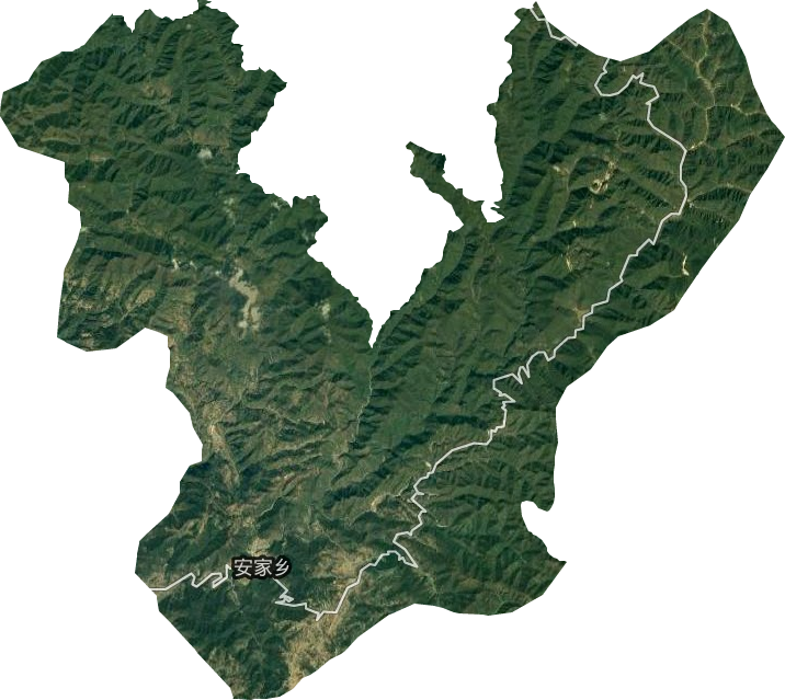 安家乡卫星图