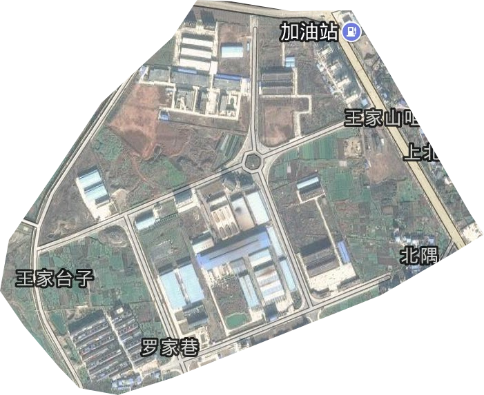 工业园区卫星图
