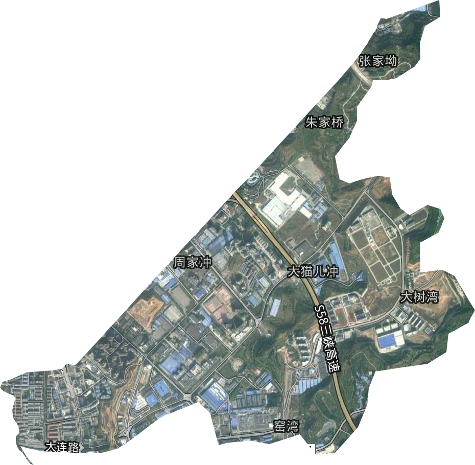 东苑街道卫星图